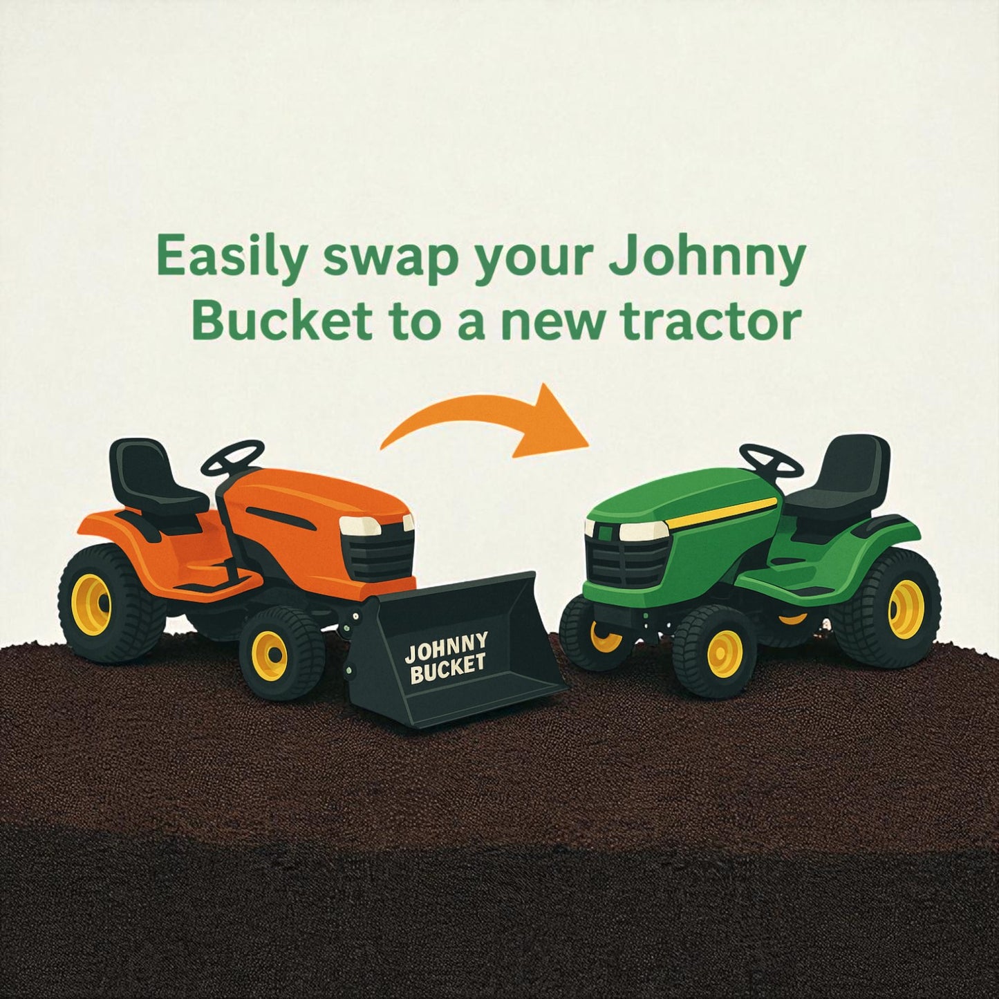 Adaptor Hitch for Johnny Bucket